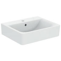 WASCHBECKEN 55/14/46 cm  - Weiß, Basics, Keramik (55/14/46cm) - Novel