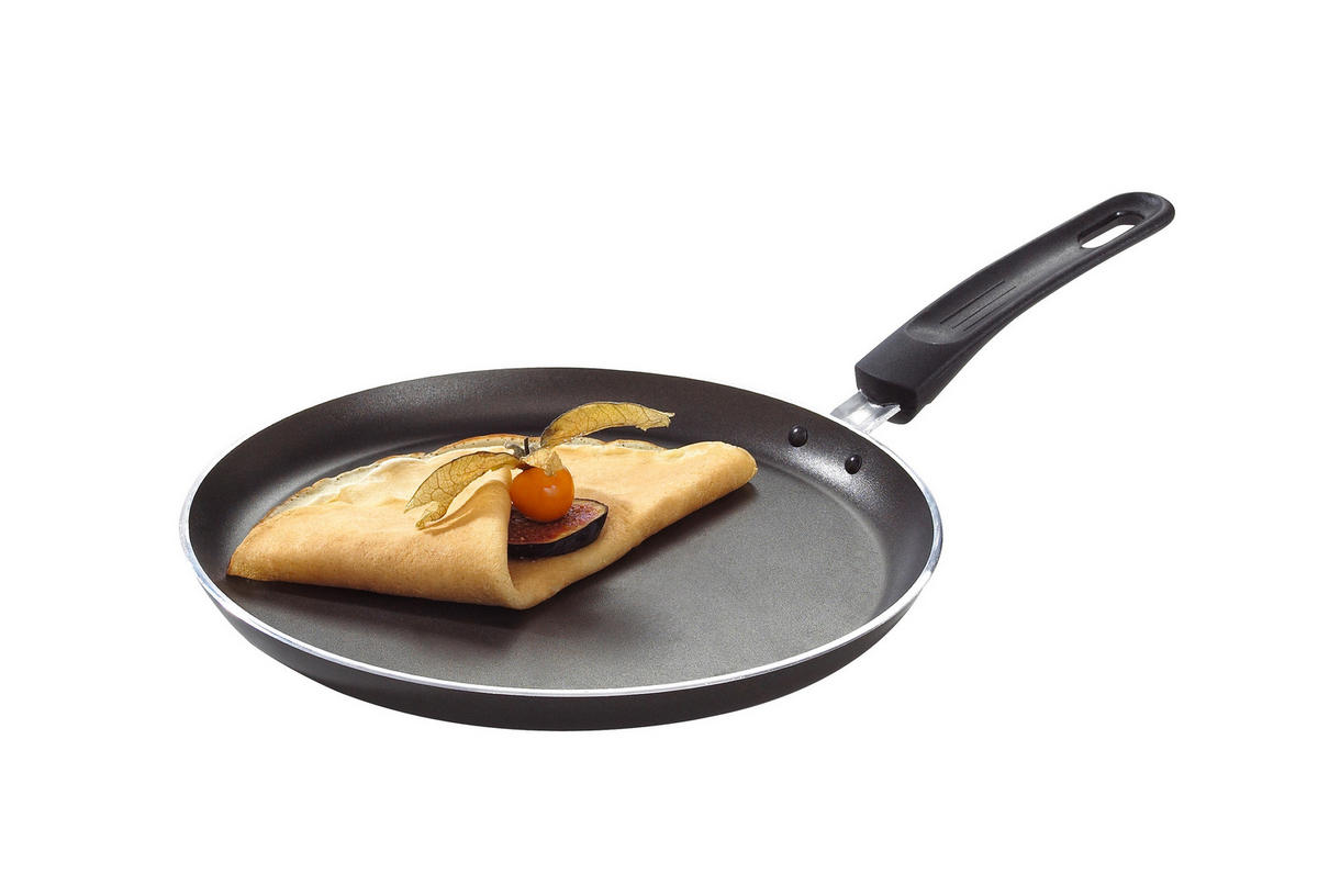 CREPESPFANNE 25 cm  - Anthrazit, Basics, Metall (25cm) - Kelomat