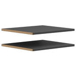 EINLEGEBODEN 42/1,5/36 cm   - Graphitfarben, MODERN, Holzwerkstoff (42/1,5/36cm) - Carryhome