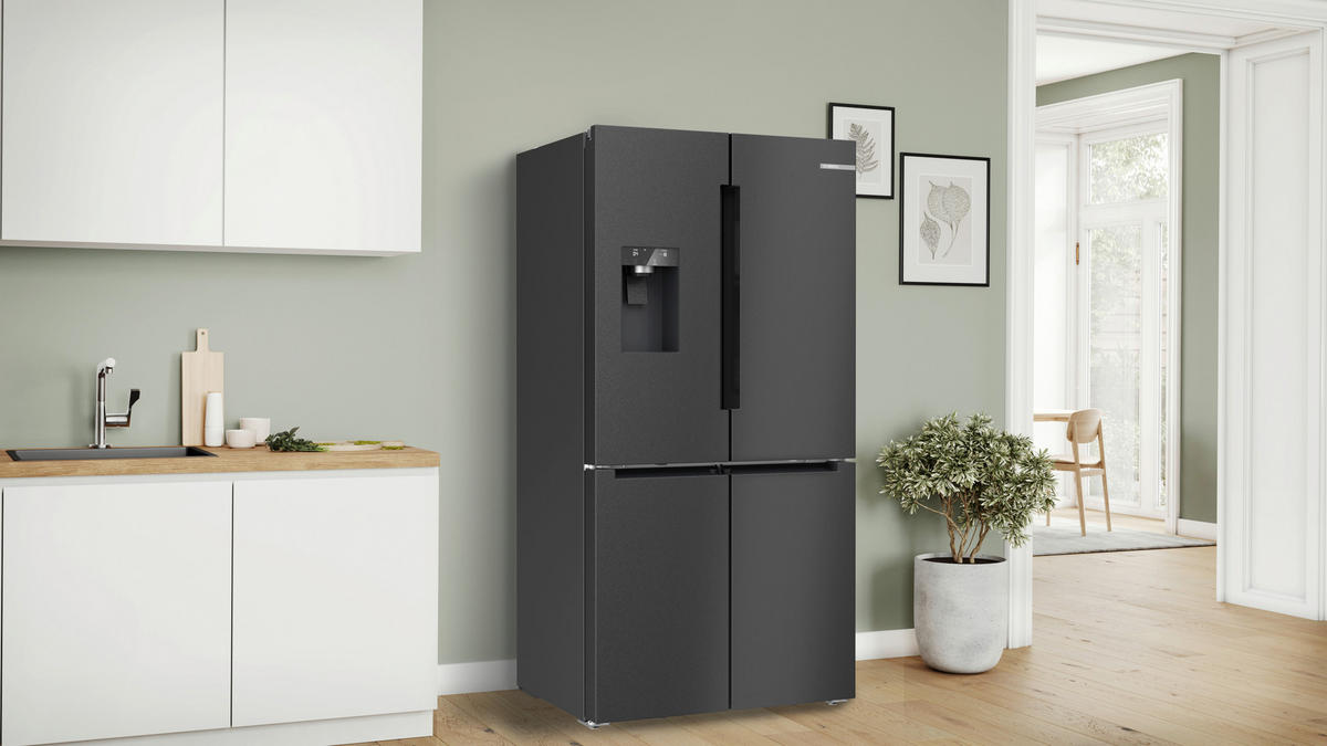 FRENCH-DOOR 90,5/183/73,1 cm KFI96AXEA  - Schwarz, Basics, Metall (90,5/183/73,1cm) - Bosch