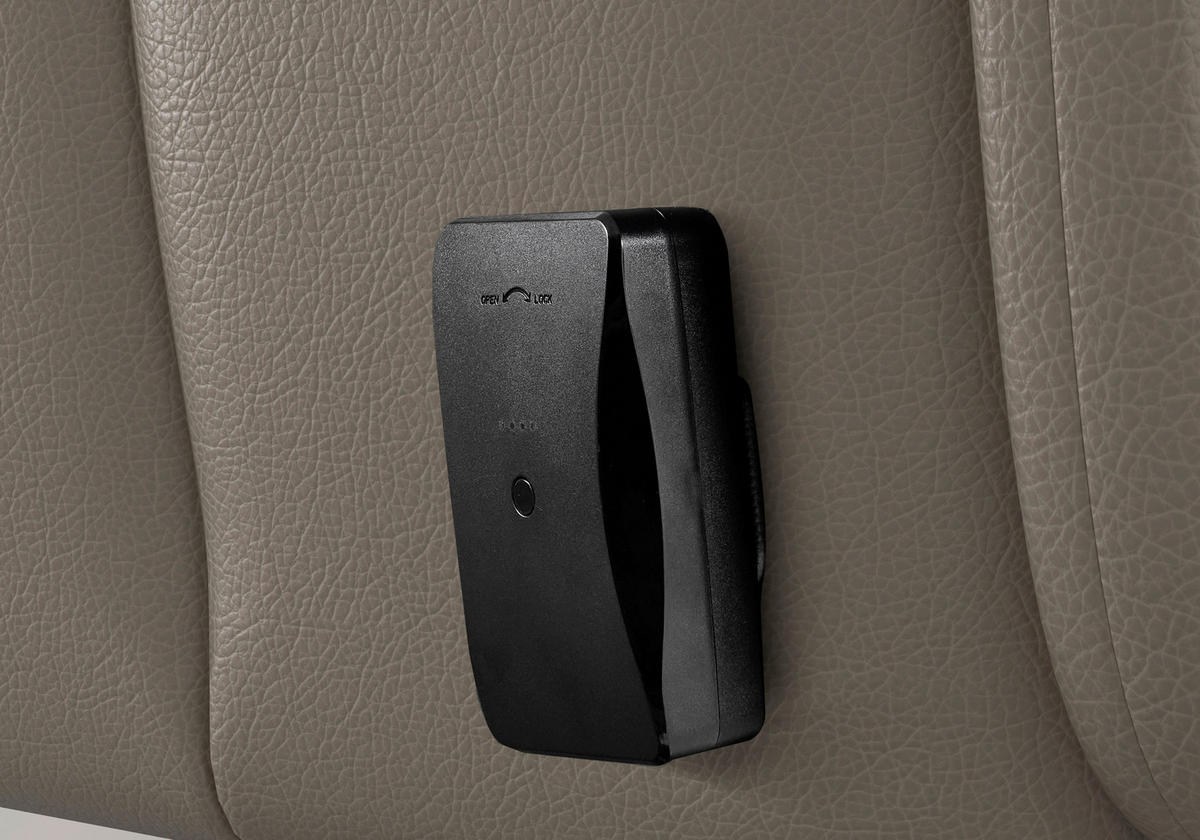 RELAXSESSEL TV VARIO COMFORT E L3 Echtleder Kopfteilverstellung, Rücken echt    - Silberfarben/Grau, Basics, Leder/Metall (70/128/85cm) - Sit & More