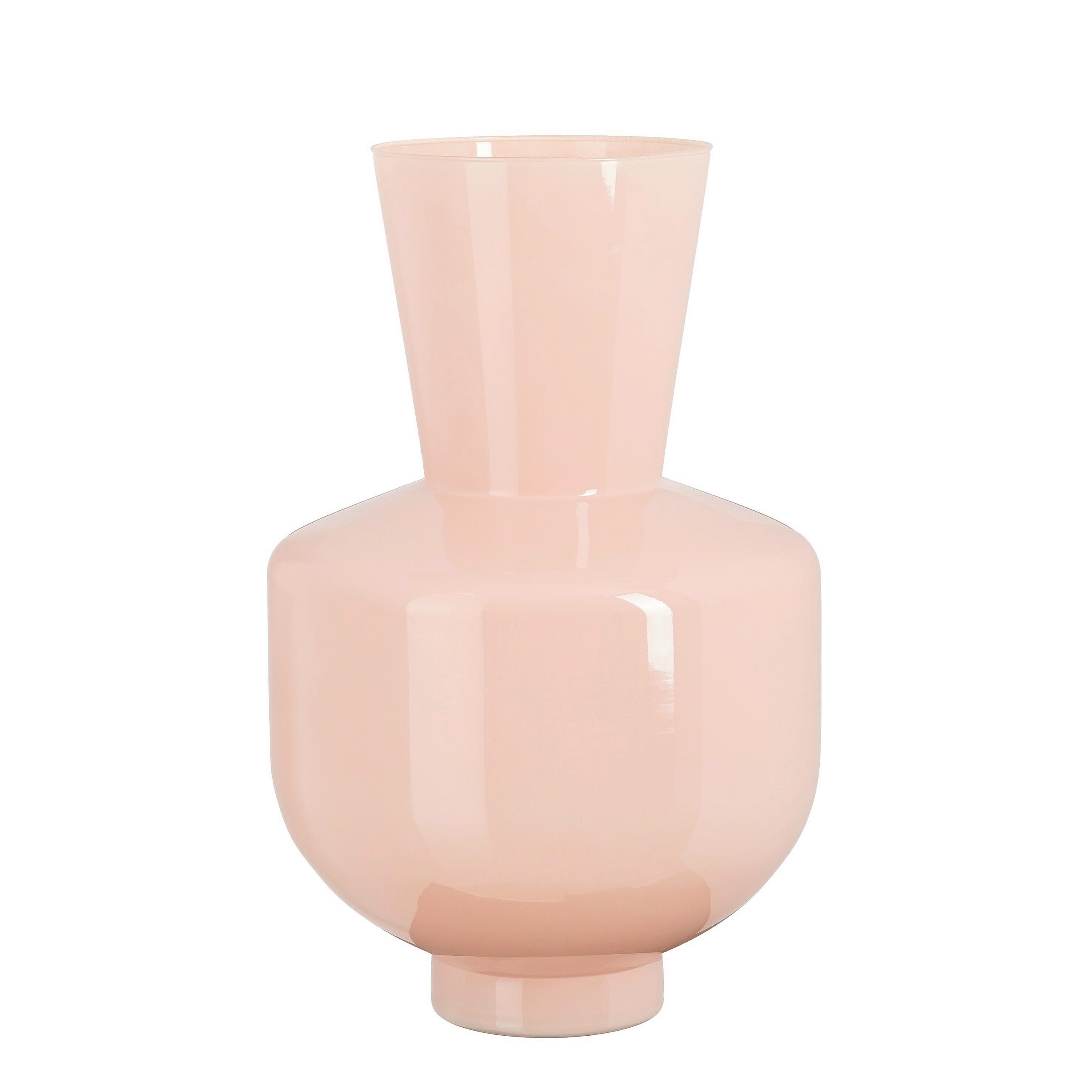 VAZA  28/45 cm    staklo   - pink, Basics, staklo (28/45cm)