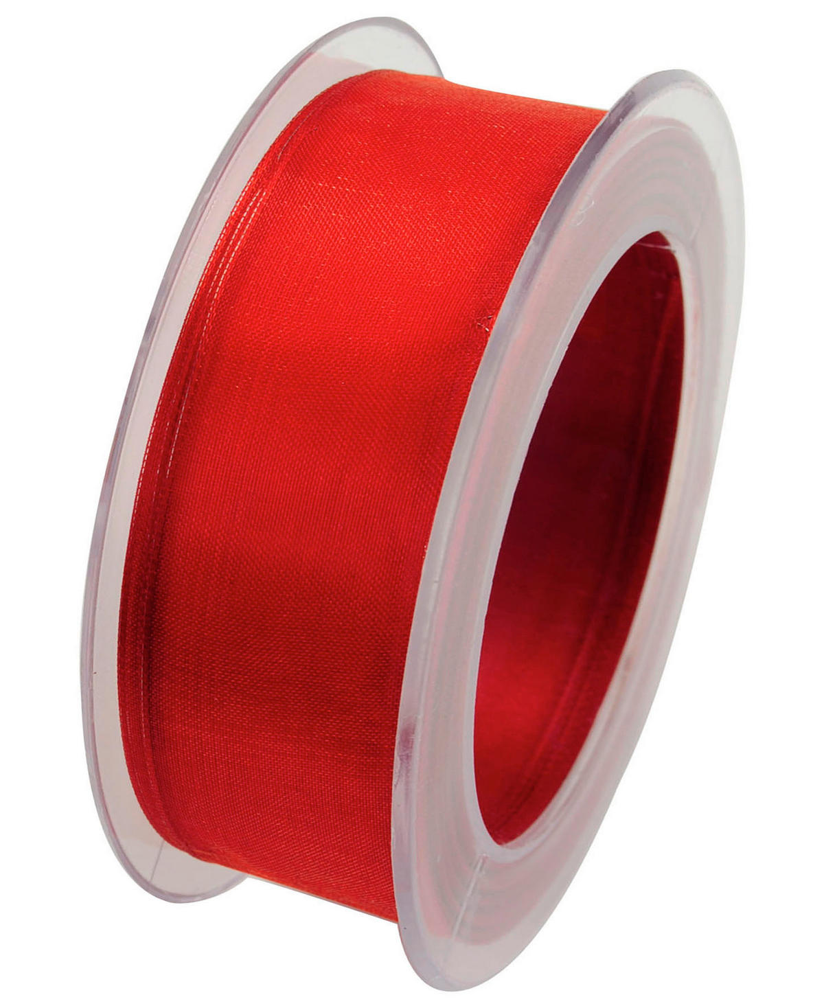 GESCHENKBAND  - Rot, Basics, Kunststoff (4cm)