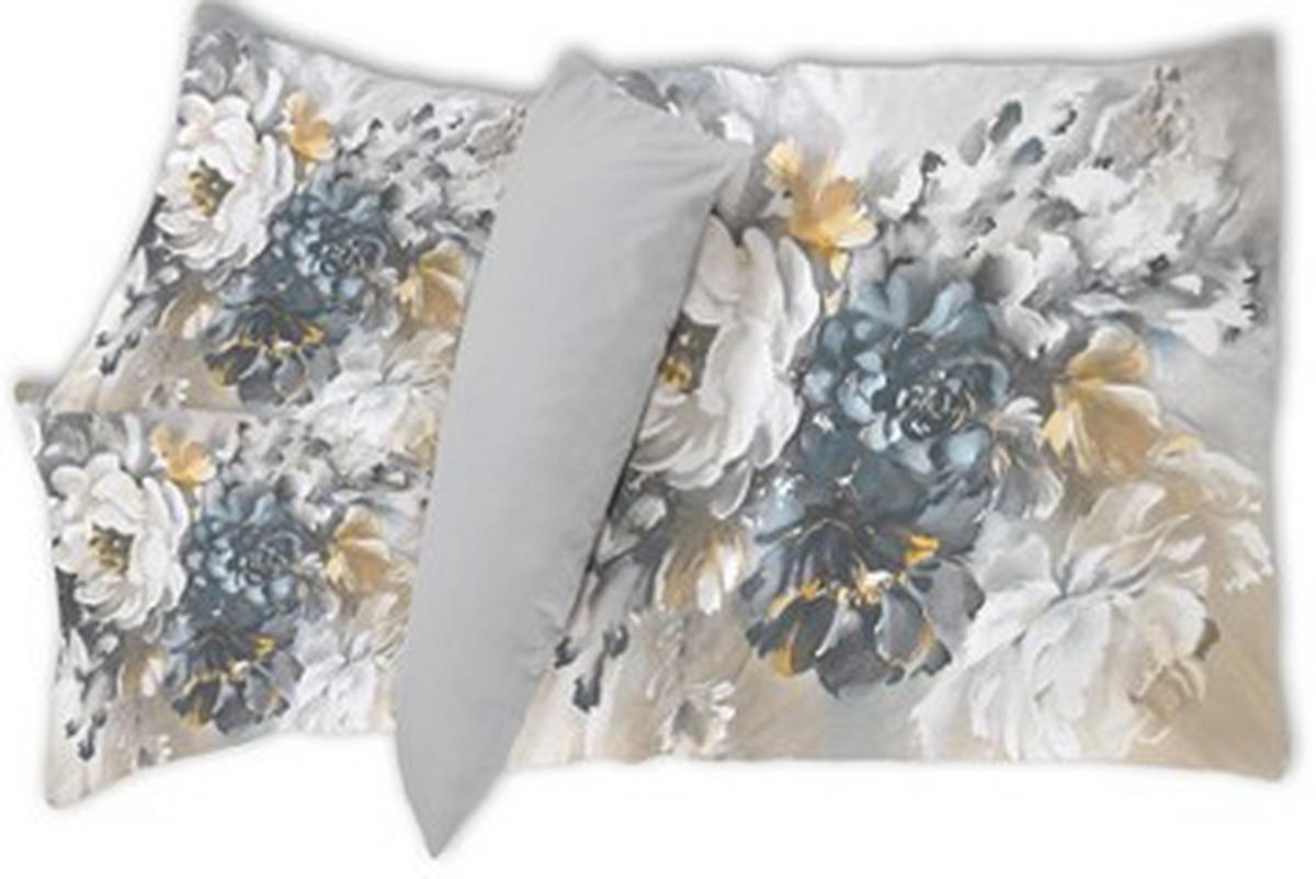 OBOJSTRANNÁ POSTEĽNÁ BIELIZEŇ, satén, sivá, 140/220 cm - sivá, textil (140/220cm) - Esposa