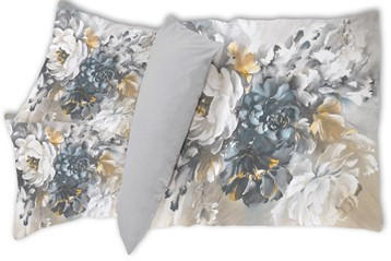 Esposa OBOUSTRANNÉ POVLEČENÍ, satén, šedá, 140/220 cm