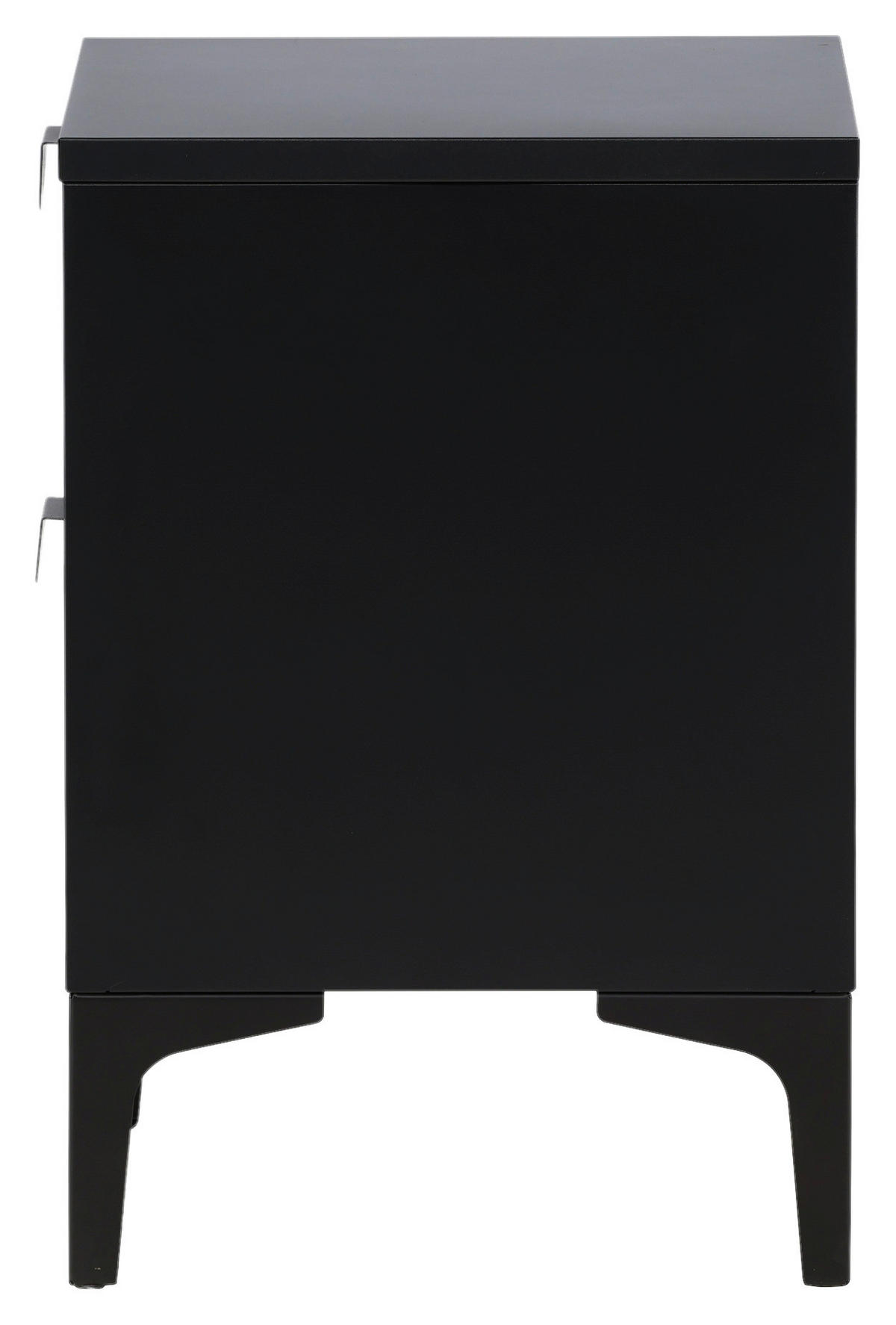 NATTDUKSBORD i svart  - svart, Design, metall (45/59/40cm) - Livetastic