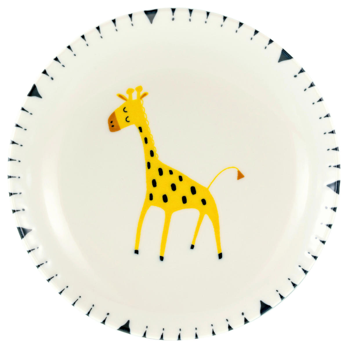 TELLERSET Safari Bunt 4-teilig  - Multicolor/Grauweiß, Basics, Keramik (21cm) - Creatable