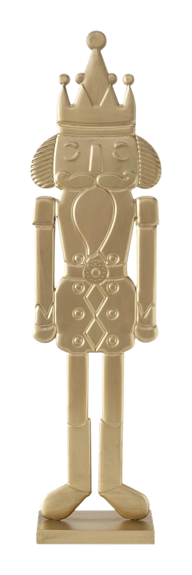 WEIHNACHTSFIGUR - Goldfarben, Basics, Metall (25/13/106cm)