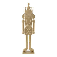 WEIHNACHTSFIGUR - Goldfarben, Basics, Metall (25/13/106cm)