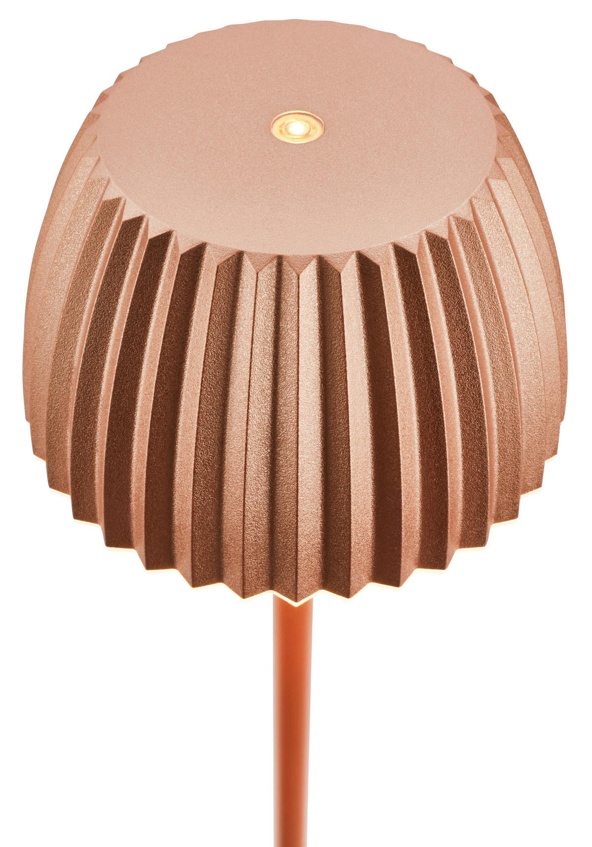 AKKU-STEHLEUCHTE 19/123,50 cm    - Kupferfarben, Basics, Kunststoff/Metall (19/123,50cm)