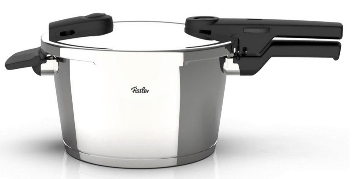SCHNELLKOCHTOPF Vitaquick 8,0 L  - Silberfarben, Basics, Metall (26cm) - Fissler