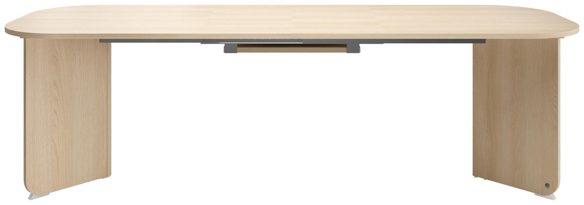 ESSTISCH Hellbraun bootsförmig  ausziehbar, in verschiedenen Größen erhältlich, in verschiedenen Holzdekoren erhältlich, Variantenauswahl  - Hellbraun, Natur, Holzwerkstoff (180-260/90/76cm) - Tom Tailor