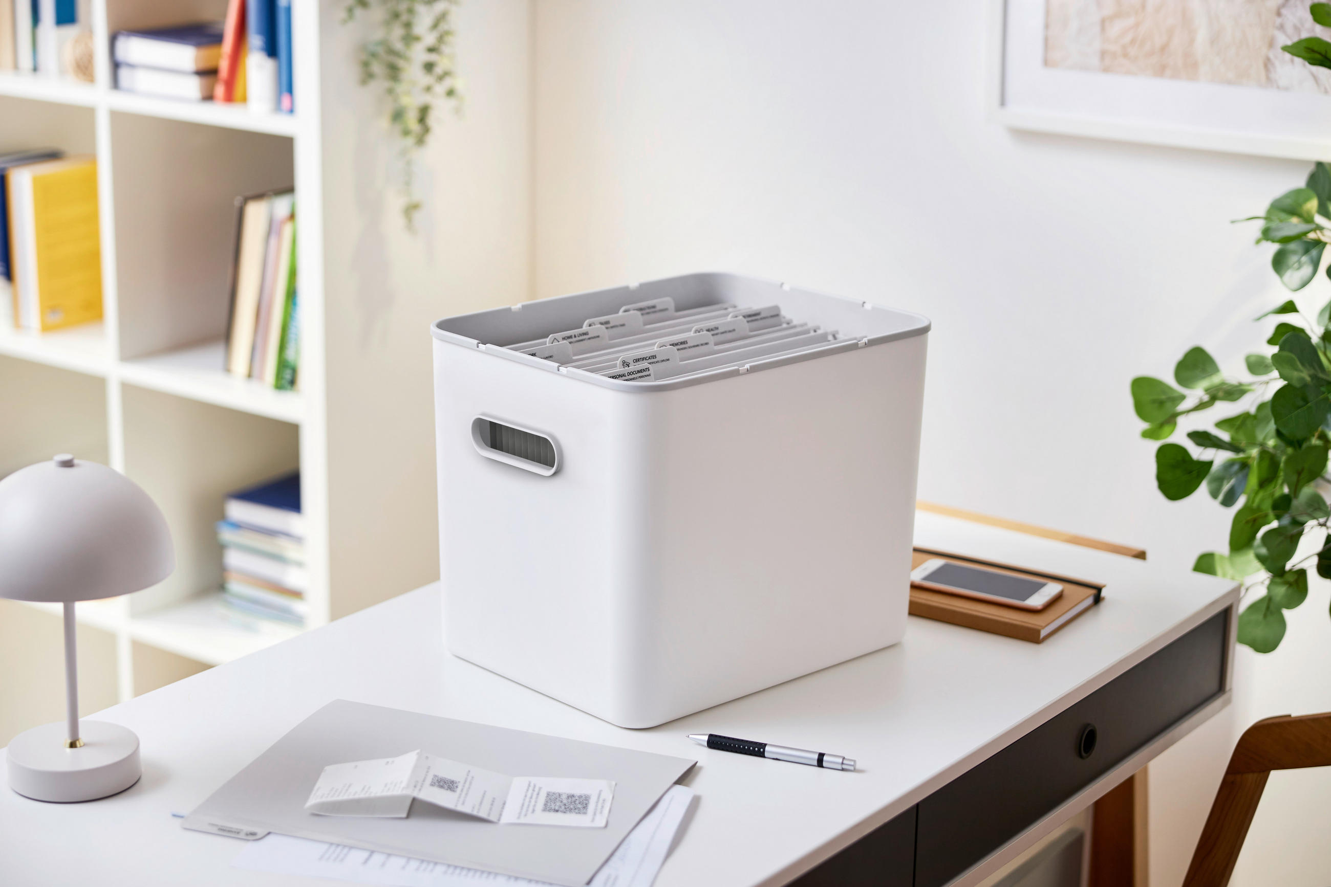 ORGANIZER  - Weiß, KONVENTIONELL, Kunststoff (29/29,5/37cm) - Rotho