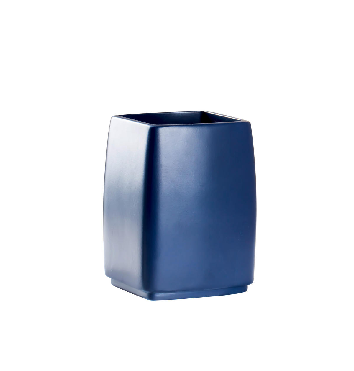ZAHNPUTZBECHER Kunststoff  - Dunkelblau, Basics, Kunststoff (7,7/10,7/7,5cm) - Sadena