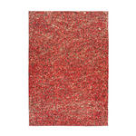 FLACHWEBETEPPICH 200/290 cm Rot, Goldfarben  - Rot/Goldfarben, Basics, Leder/Textil (200/290cm) - Novel