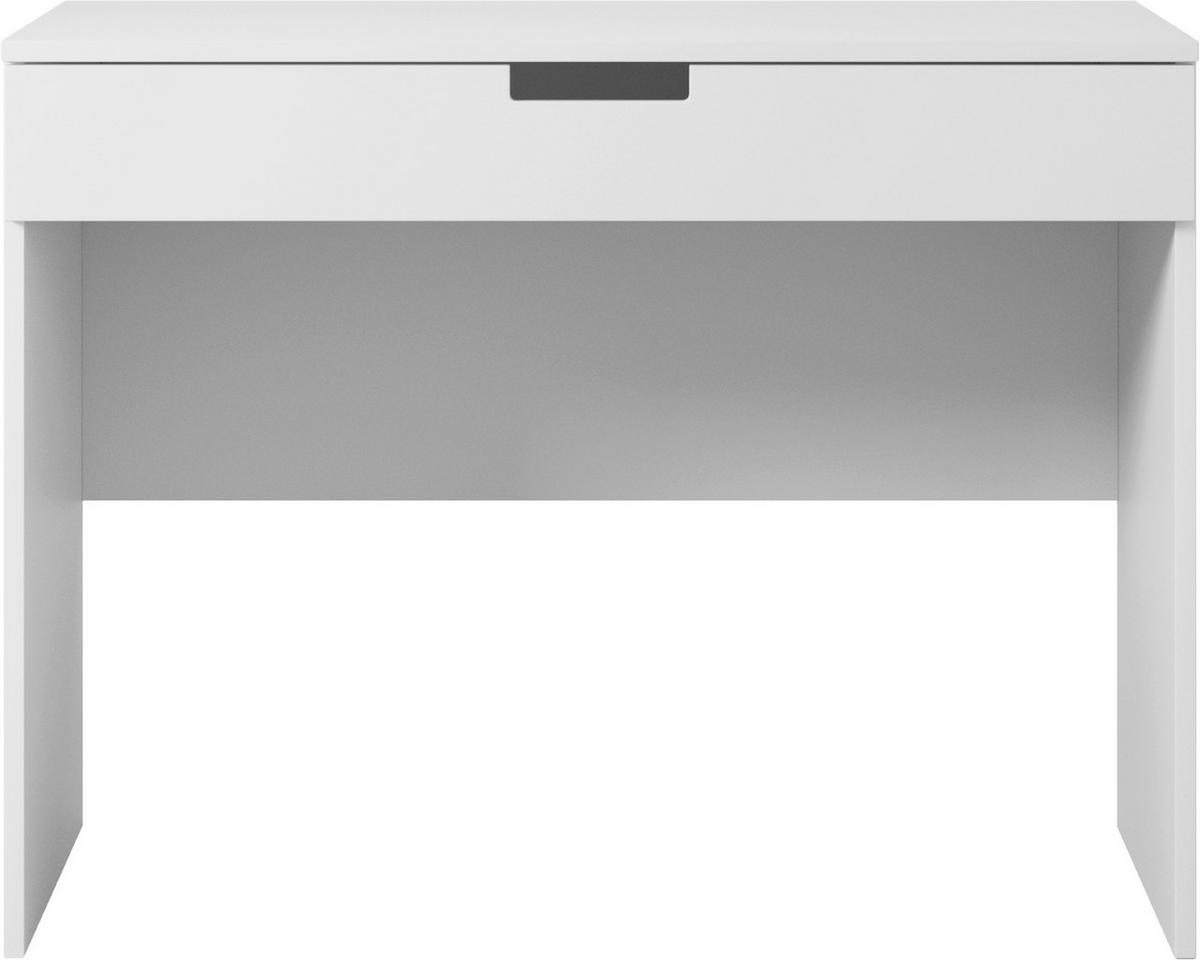 PÍSACÍ STÔL PRE MLÁDEŽ, biela, 100/60/75,5 cm - biela, Modern, kompozitné drevo (100/60/75,5cm) - MID.YOU