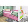 KINDER-/JUNIORBETT - Pink/Birkefarben, MODERN, Holz/Holzwerkstoff (80/160cm) - MID.YOU