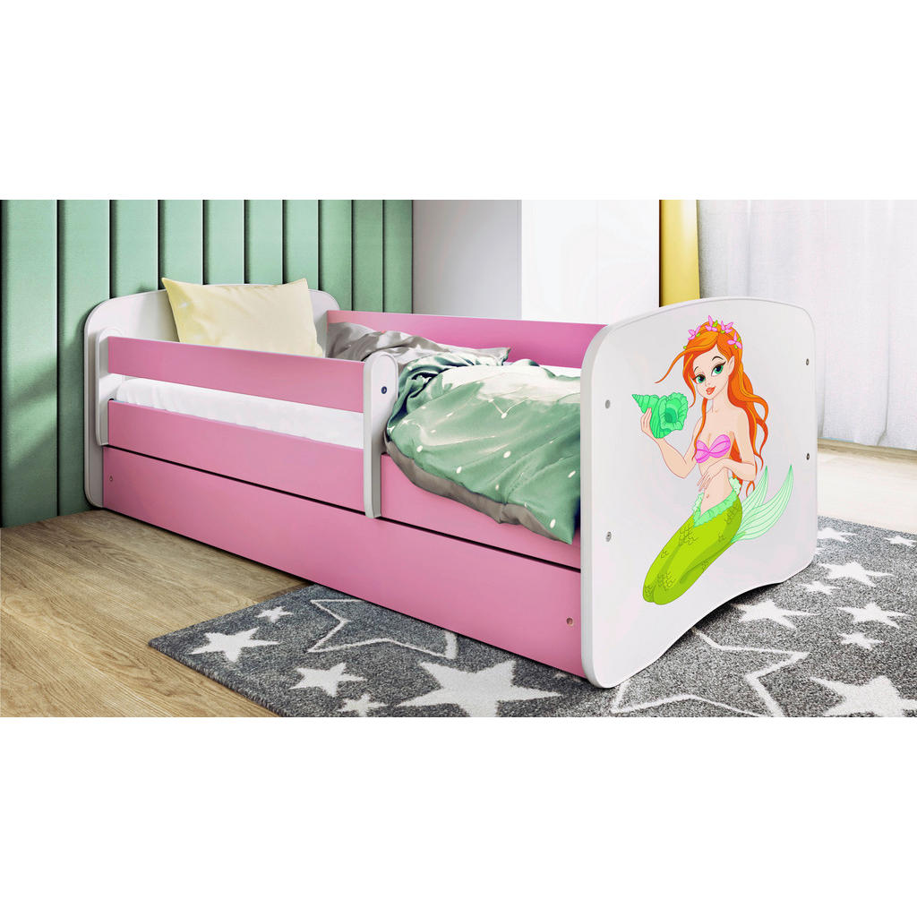 MID.YOU POSTEĽ PRE DETI A MLÁDEŽ 80/160 cm, biela, pink