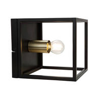 FALILÁMPA - fekete, Lifestyle, fém (18/18/20cm) - Marama