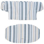 HOCHSTUHLEINLAGE LUNCH  - Beige/Weiß, Basics, Textil (25/50cm) - My Baby Lou