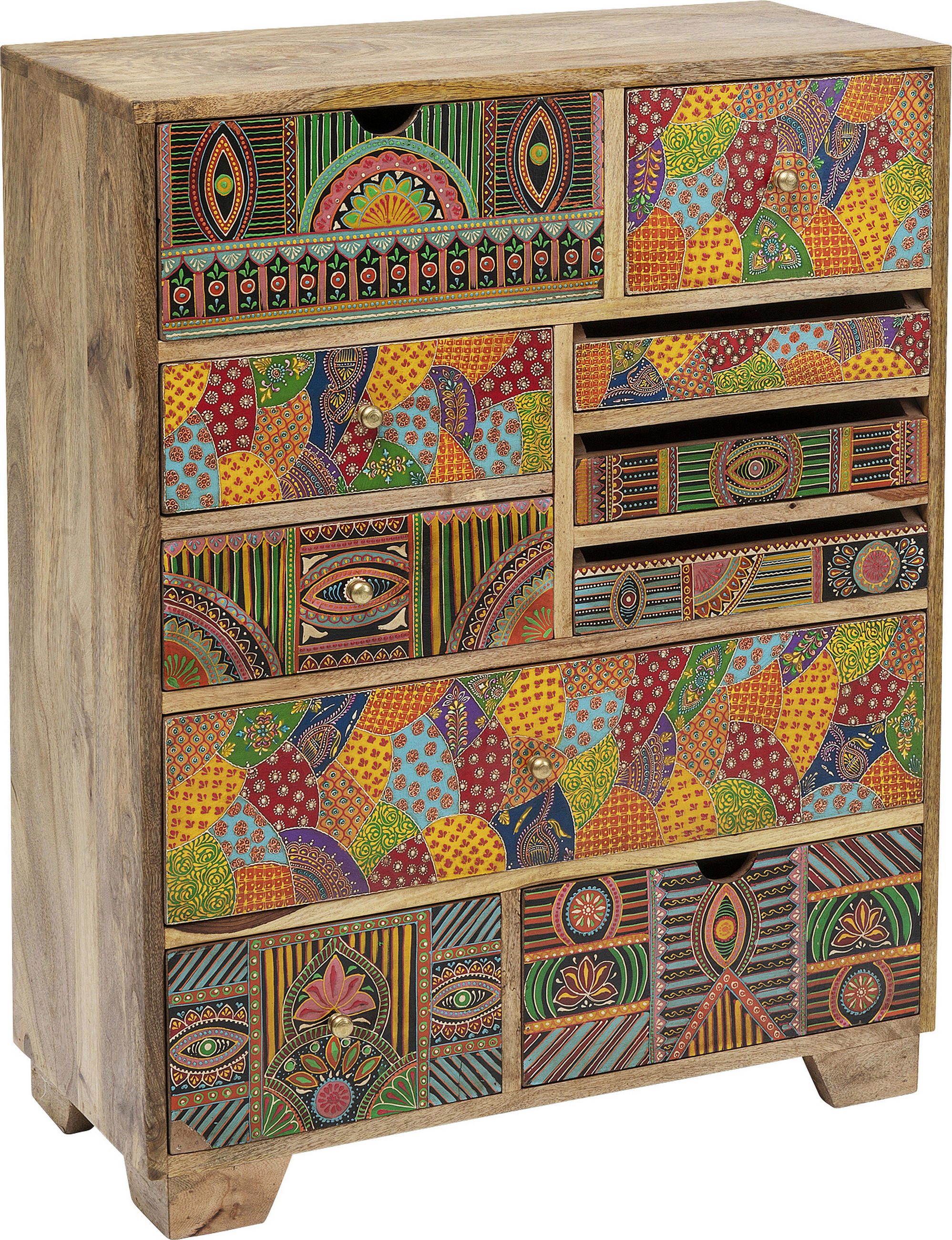 KOMMODE  in 71/90/30 cm  - Goldfarben/Multicolor, Design, Holz/Metall (71/90/30cm) - Kare-Design