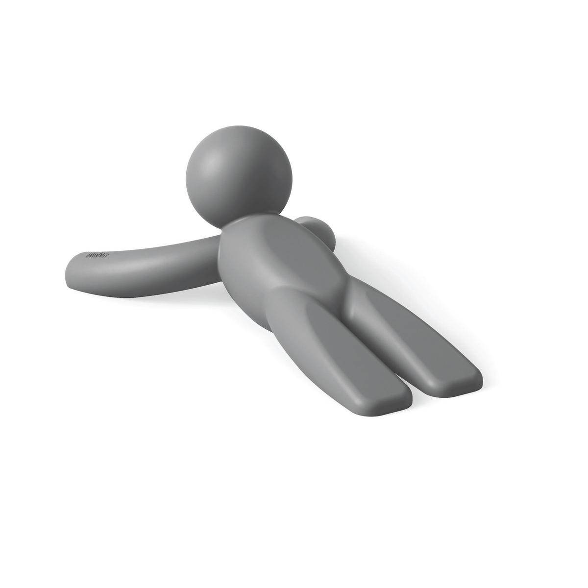 TÜRSTOPPER 2er Set Kunststoff  - Anthrazit, Design, Kunststoff (11/6/15cm) - Umbra