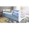 KINDER-/JUNIORBETT - Blau/Birkefarben, MODERN, Holz/Holzwerkstoff (80/160cm) - MID.YOU
