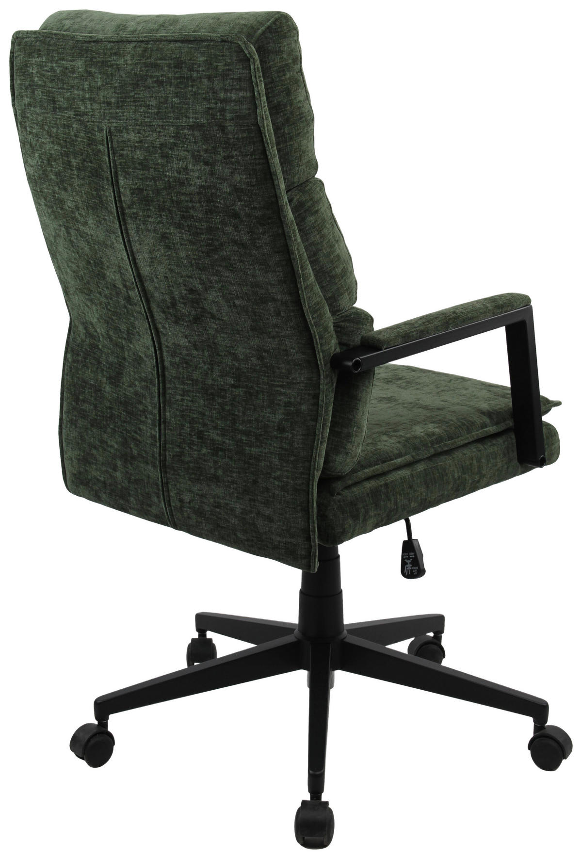 CHEFSESSEL  in Webstoff Grün  - Schwarz/Grün, Modern, Kunststoff/Textil (58/110-120/62cm) - MID.YOU
