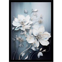 BILD Blumen  - Multicolor, Basics, Textil (50/70/1.5cm) - Euroart