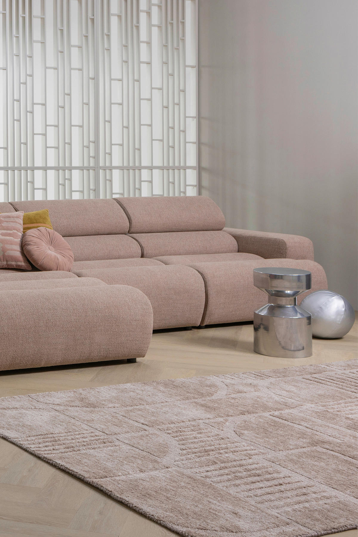 BEISTELLTISCH 30/30/47 cm Ferry Chromfarben rund  - Chromfarben, Design, Metall (30/30/47cm) - Livetastic