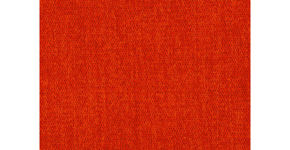 ECKSOFA in Chenille, Mikrofaser Orange  - Schwarz/Orange, Design, Textil/Metall (299/157cm) - Dieter Knoll