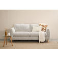 SCHLAFSOFA Flachgewebe Grau  - Naturfarben/Grau, Design, Holz/Textil (205/85/103cm) - Novel