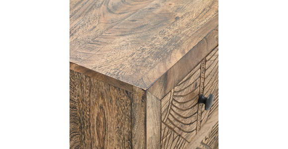 SIDEBOARD in 160/86/40 cm - Schwarz/Naturfarben, LIFESTYLE, Holz/Metall (160/86/40cm) - Landscape