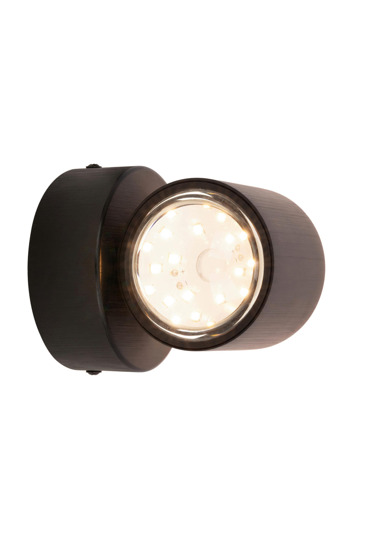 LED-WANDLEUCHTE 12/11 cm   - Schwarz, Design, Kunststoff/Metall (12/11cm) - Novel