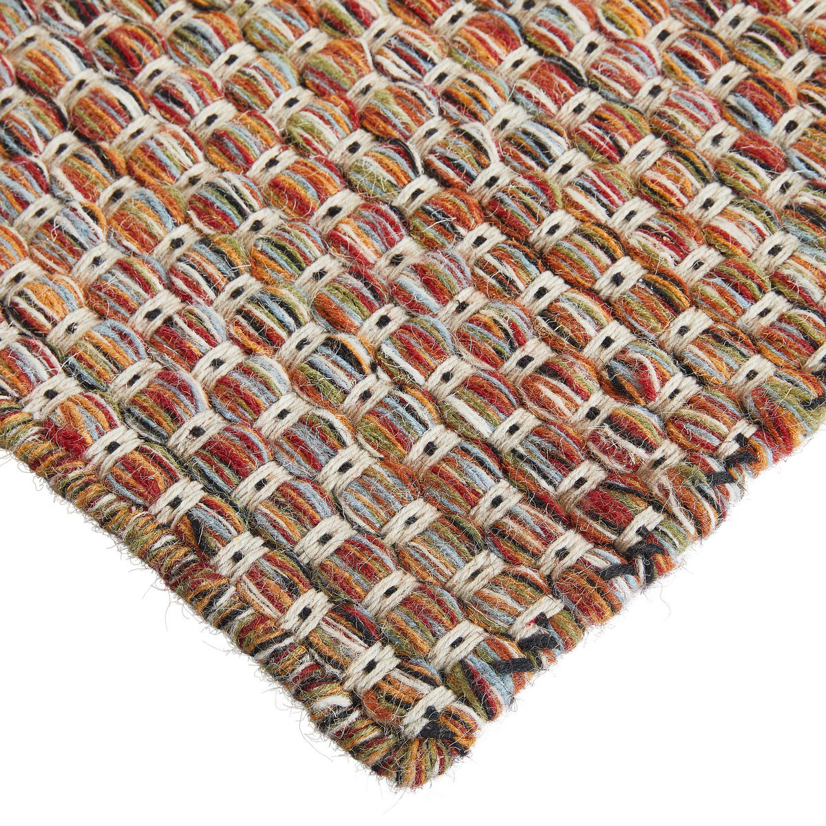 HANDWEBTEPPICH 80/150 cm Multicolor  - Multicolor, KONVENTIONELL, Textil (80/150cm) - Boxxx