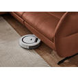 ECKSOFA in Echtleder Cognac  169/298 cm  - Cognac/Schwarz, Design, Leder/Metall (169/298cm) - Dieter Knoll