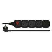PRODLUŽOVACÍ KABEL  300 cm - černá, Basics, plast (300cm)