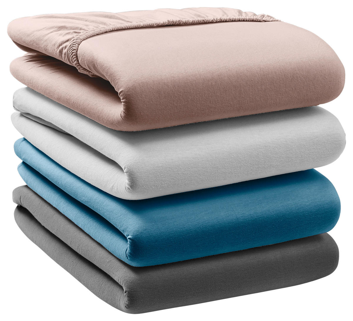 Flanell-Spannleintuch 160/200 cm Biber  - Taupe, KONVENTIONELL, Textil (160/200cm) - Esposa