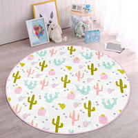 KINDERTEPPICH  Wohnzimmer 180/180 cm Multicolor rund  - Multicolor, Basics, Textil (180/180cm)