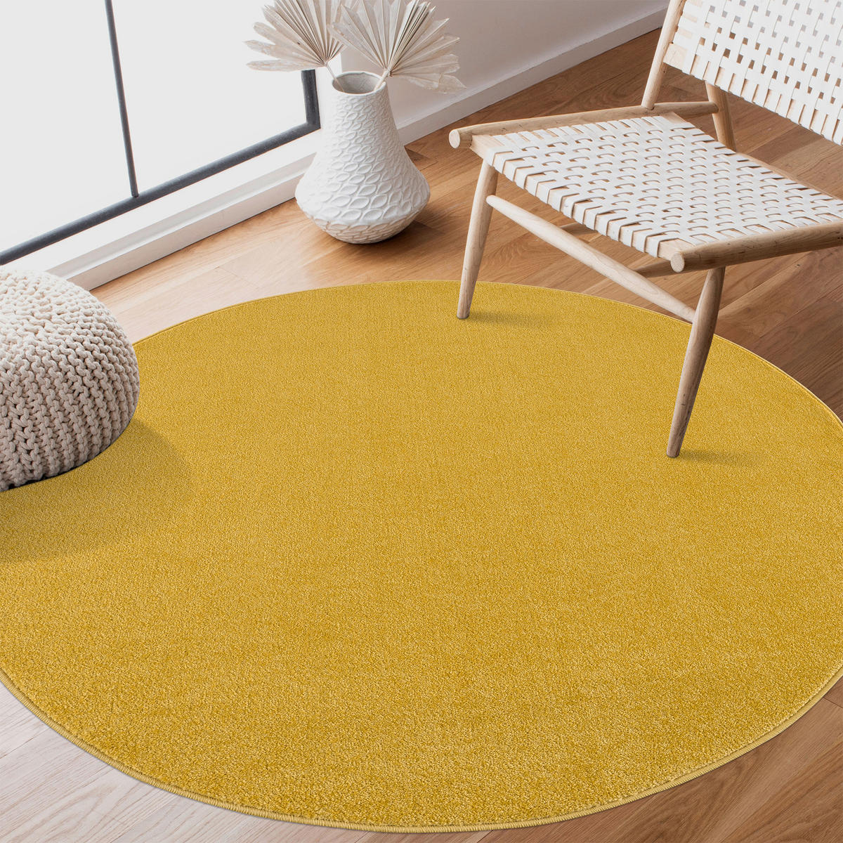 TKANA PREPROGA  Uni      150 cm   tkano  rumena  - rumena, Trendi, umetna masa/tekstil (150cm)