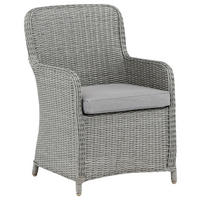 GARTENSTUHL-SET Stahl Grau  - Grau, KONVENTIONELL, Kunststoff/Textil (62/94,5/65cm) - Gardenson
