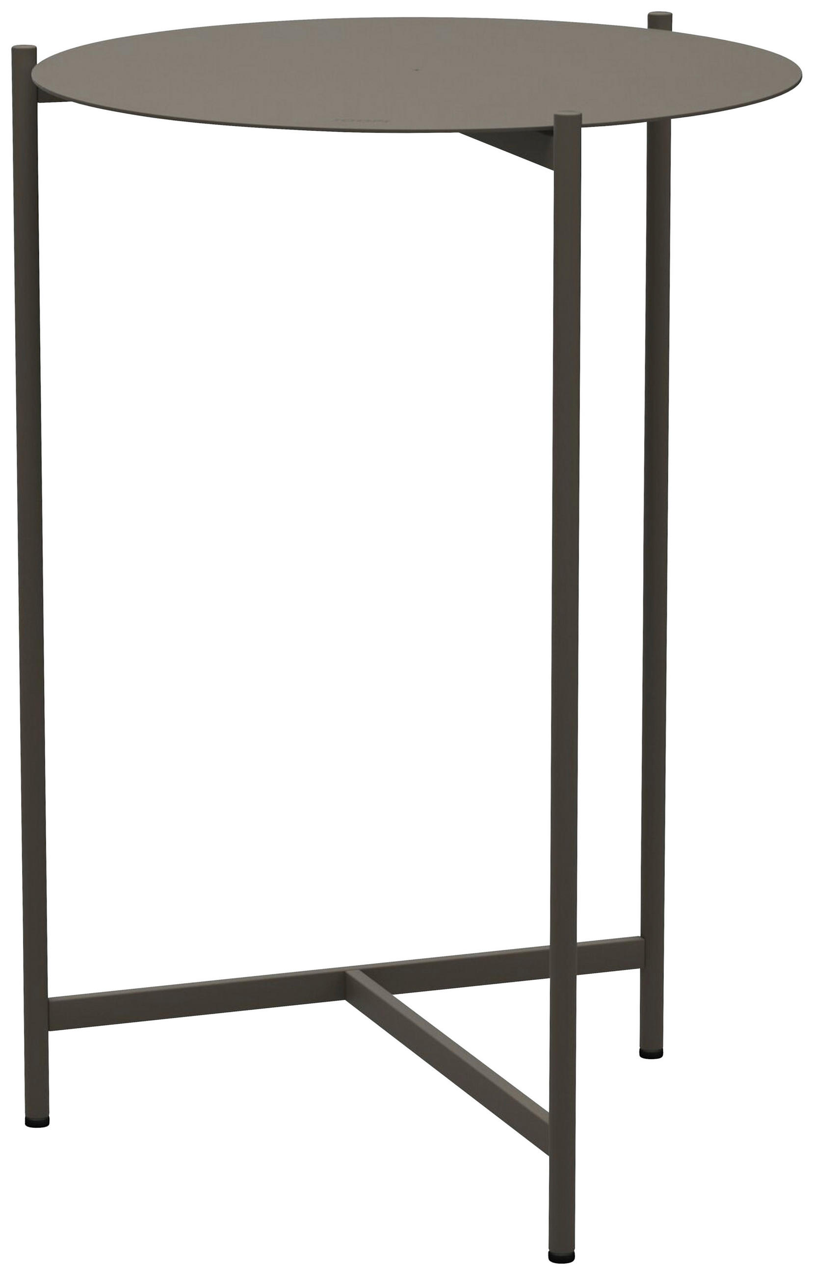 GARTENBEISTELLTISCH 46,5/48,5/68 cm Metall  - Graubraun, Basics, Metall (46,5/48,5/68cm) - Joop!