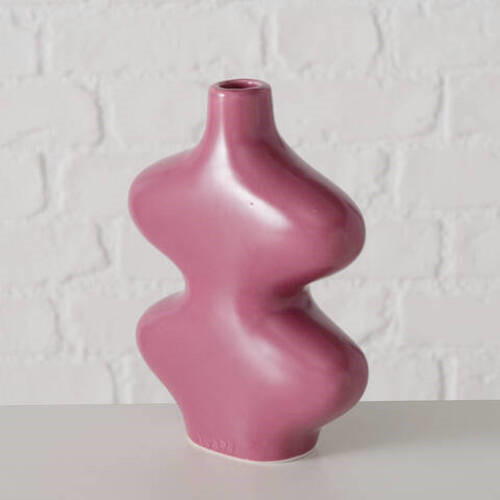 VASE 16 cm  - Lila, Basics, Keramik (12/8/16cm) - Boltze Home