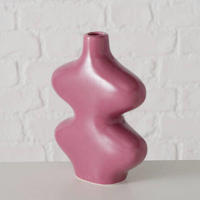 VASE 16 cm  - Lila, Basics, Keramik (12/8/16cm) - Boltze Home