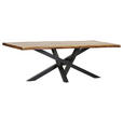 TISCHPLATTE      - Naturfarben, Design, Holz (220/100/5cm) - Landscape