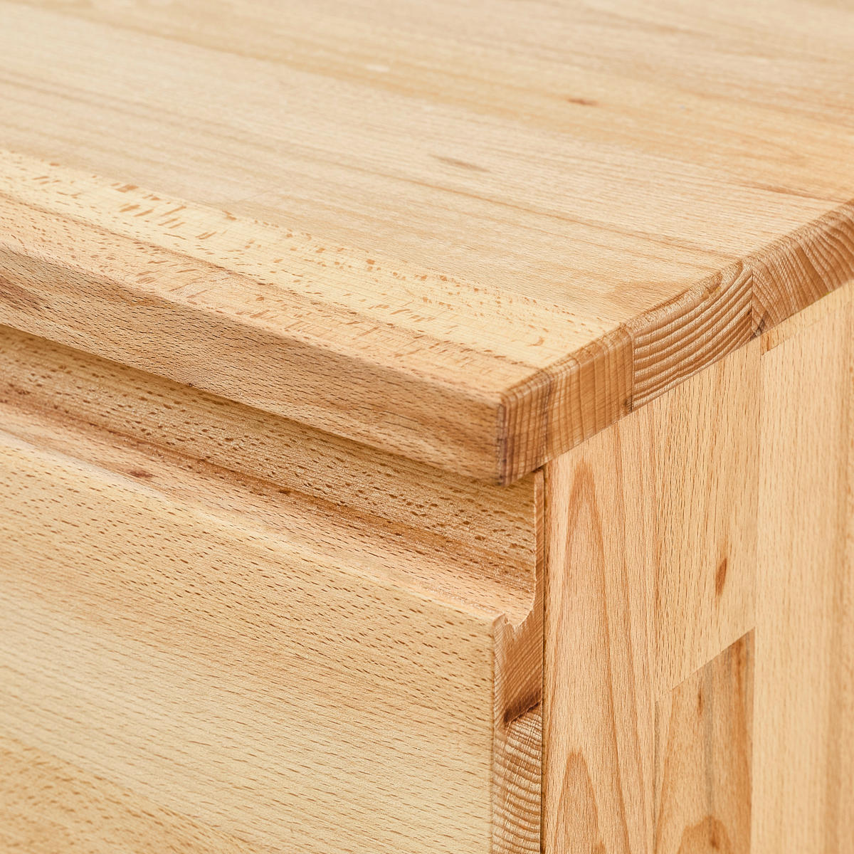 SCHUHSCHRANK Kernbuche massiv Kernbuche  - Kernbuche, KONVENTIONELL, Holz/Holzwerkstoff (140,2/75,1/35cm) - Linea Natura