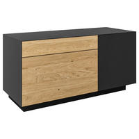 GARDEROBENBANK  in 91/45/36 cm  - Wildeiche/Anthrazit, Natur, Holz/Holzwerkstoff (91/45/36cm) - Dieter Knoll