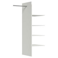 INNENEINTEILUNG 86/148/52 cm Weiß  - Weiß, MODERN, Holzwerkstoff (86/148/52cm) - MID.YOU