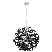 LED FÜGGŐLÁMPA 60/180 cm  - fekete, Design, fém (60/180cm) - Ambiente
