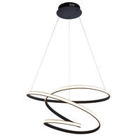 HÄNGELEUCHTE 62/184,5 cm  - Schwarz/Weiß, Design, Kunststoff/Metall (62/184,5cm) - ENDON